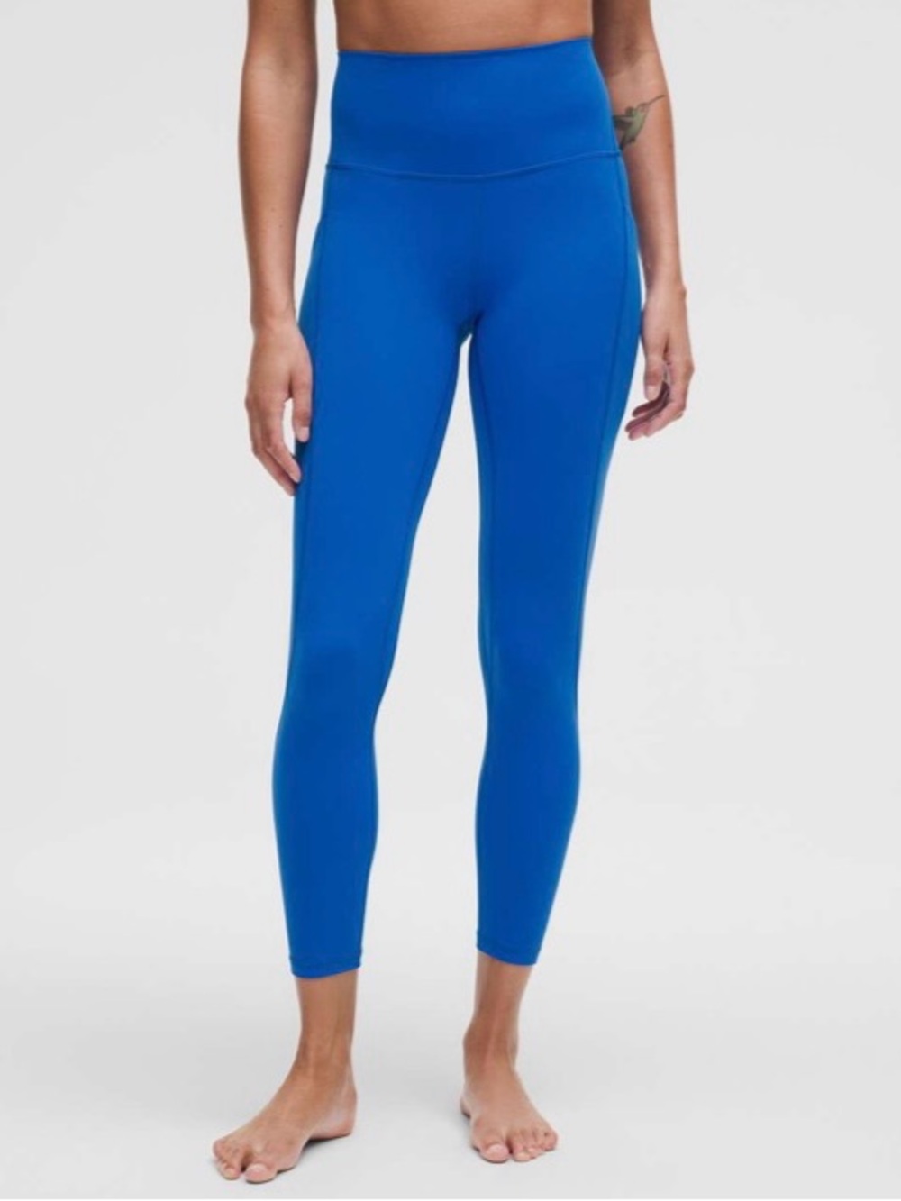 Lululemon Align High Rise Pant with Pockets Yoga Gym Size 8 Cerulean Blue W5DSHS